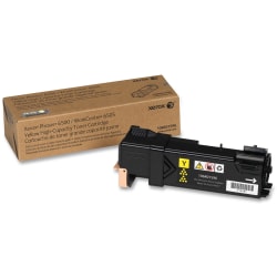 Xerox 6500 Yellow High Yield Toner Cartridge, 106R01596