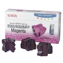 Xerox 8560 Phaser Magenta Solid Ink, Pack Of 3, 108R00724