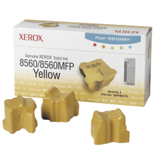 Load image into Gallery viewer, Xerox 8560 Yellow Solid Ink Sticks, Pack Of 3, 108R00725