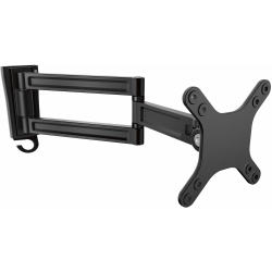 StarTech.com Wall Mount Monitor Arm - Dual Swivel - Supports 13ft" to 34ft" Monitors - VESA Mount - TV Wall Mount - TV Mount