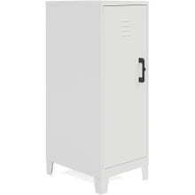 Load image into Gallery viewer, LYS SOHO Locker - 3 Shelve(s) - for Office, Home, Classroom, Playroom, Basement, Garage, Cloth, Sport Equipments, Toy, Game - Overall Size 42.5in x 14.3in x 18in - Pearl White - Steel