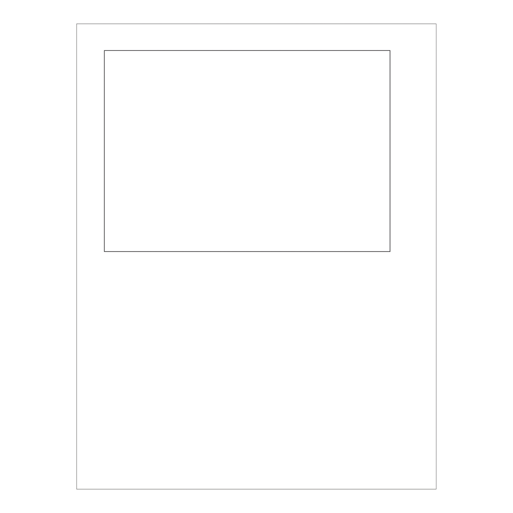 Office Depot Brand Integrated Labels, IL310, Rectangle, 6-3/4in x 4-3/4in, White, Pack Of 100 Labels
