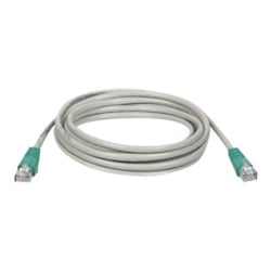 Eaton Tripp Lite Series Cat5e 350 MHz Crossover Molded (UTP) Ethernet Cable (RJ45 M/M), PoE - Gray, 10 ft. (3.05 m) - Crossover cable - RJ-45 (M) to RJ-45 (M) - 10 ft - UTP - CAT 5e - booted, snagless - gray