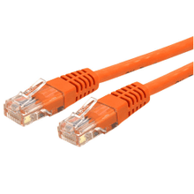 Load image into Gallery viewer, StarTech.com 100ft CAT6 Ethernet Cable - Orange Molded Gigabit CAT 6 Wire - 100ft Orange CAT6 up to 160ft - 650MHz - 100W PoE 100 foot UL ETL verified Molded UTP RJ45 patch/network cord