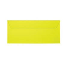 Load image into Gallery viewer, LUX #10 Envelopes, Full-Face Window, Gummed Seal, Citrus, Pack Of 50