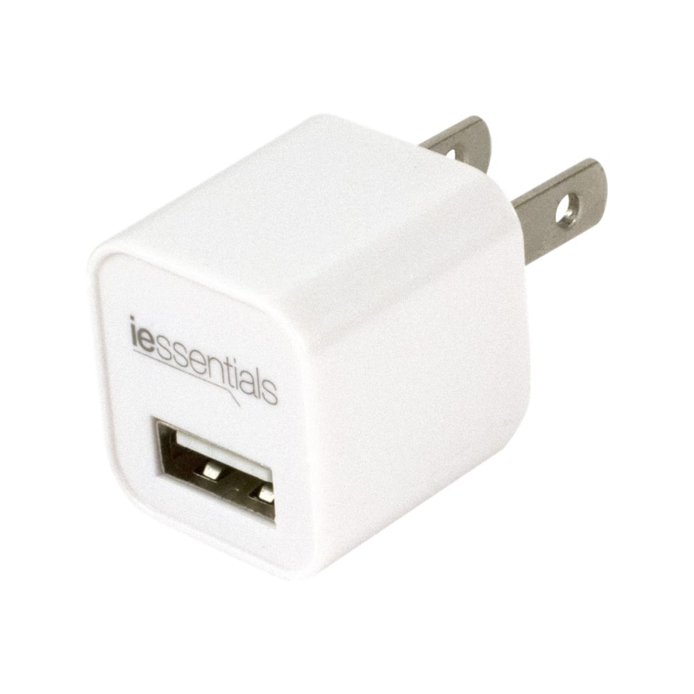 iEssentials - Power adapter - 1 A (USB) - white