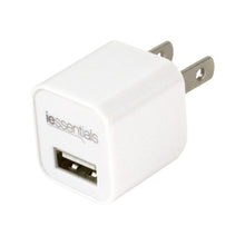 Load image into Gallery viewer, iEssentials - Power adapter - 1 A (USB) - white