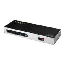 Load image into Gallery viewer, StarTech.com USB-C / USB 3.0 Docking Station - Compatible with Windows / macOS - Supports 4K Ultra HD Dual Monitors - USB-C - Six USB Type-A Ports - DK30A2DH - Dual Monitor Docking Station - HDMI and DisplayPort Ports - DisplayLink Technology