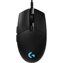 Load image into Gallery viewer, Logitech Pro Gaming Mouse - Optical - Cable - Black - USB - 16000 dpi - Scroll Wheel - 6 Button(s)