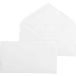 Business Source Diagonal Seam No. 9 Envelopes - Business - #9 - 3 7/8in Width x 8 7/8in Length - 24 lb - Gummed - Wove - 500 / Box - White