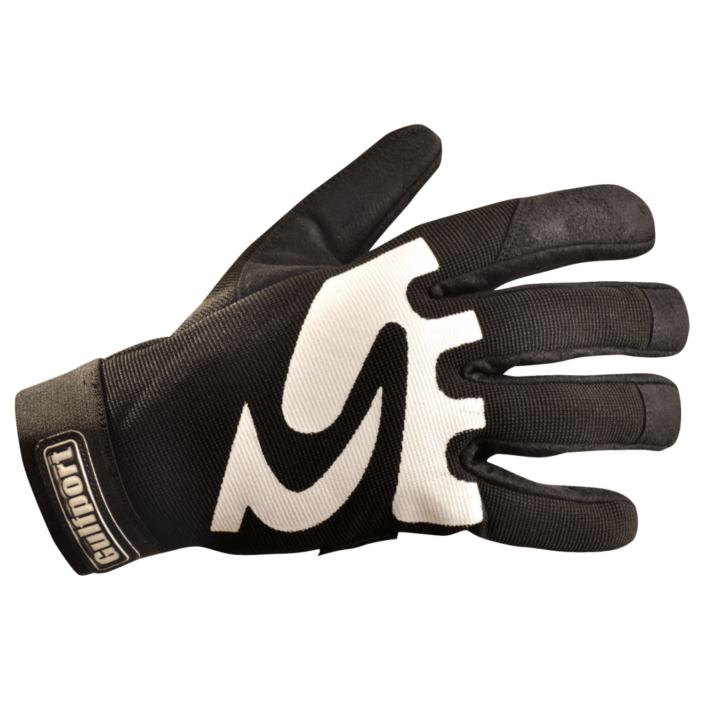 Gulfport Mechanics Gloves, Black, Large