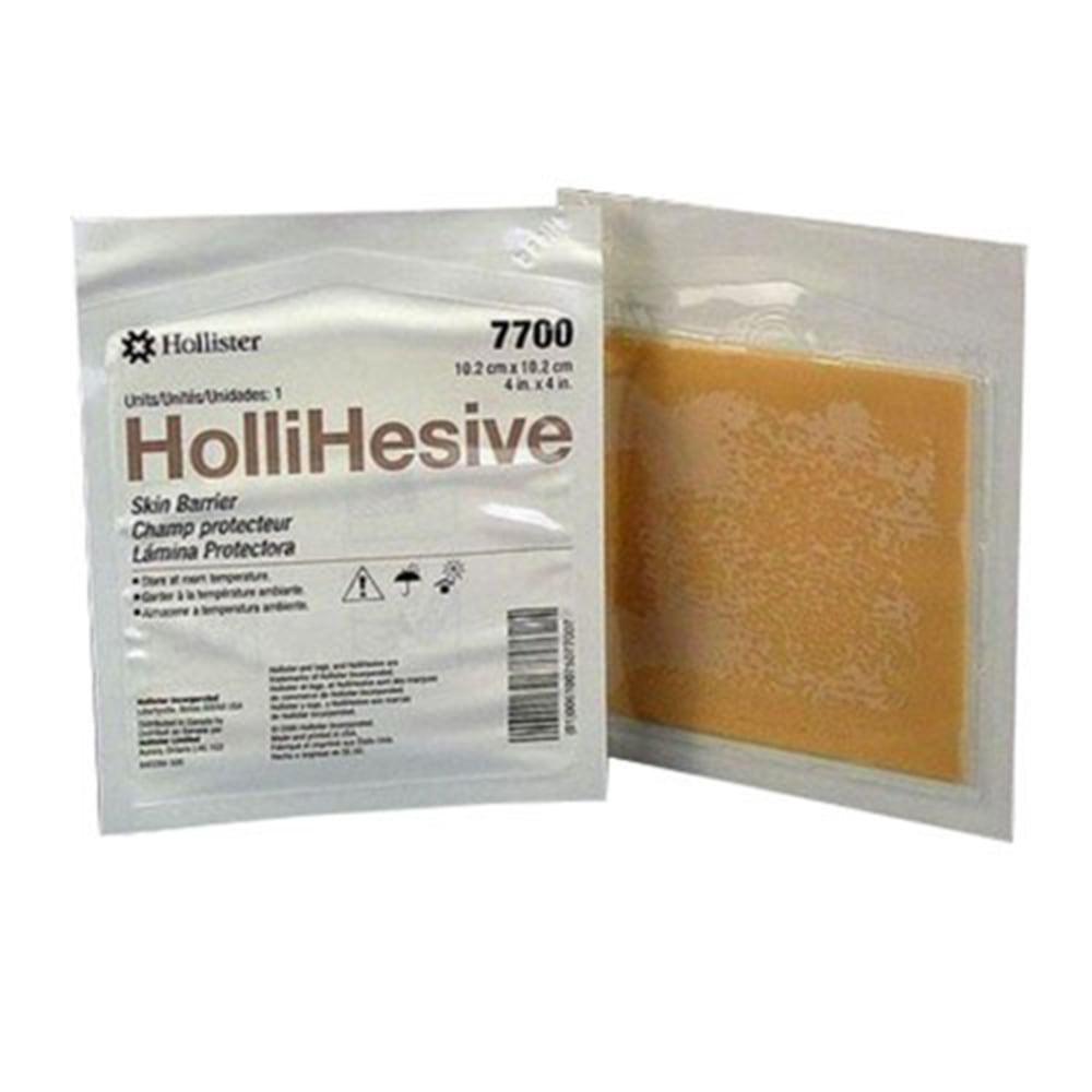 Hollister Hollihesive Skin Barrier, 4in x 4in, Pack Of 5