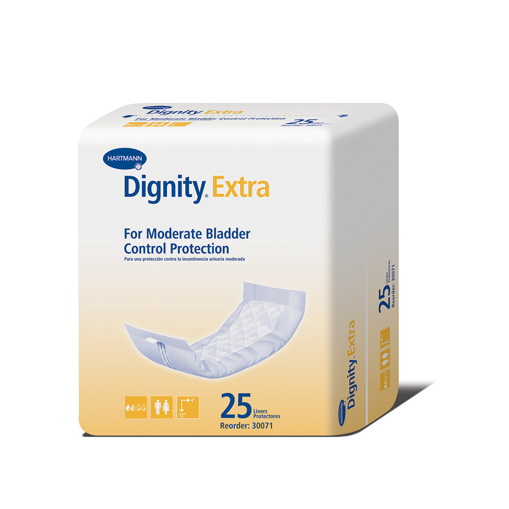 Dignity Extra Absorbent Pads, 4in x 12in, Box Of 25