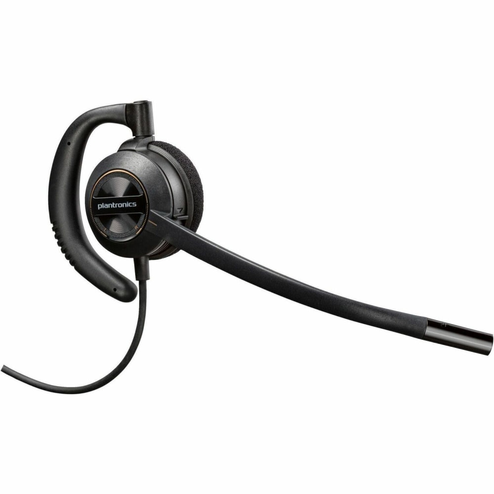 Plantronics Customer Service Headset - Mono - USB - Wired - Over-the-ear - Monaural - Supra-aural - Noise Canceling