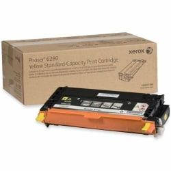 Xerox 6280 Yellow Toner Cartridge, 106R01390