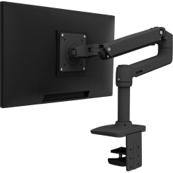 Ergotron Mounting Arm for Monitor - Matte Black - 1 Display(s) Supported - 34in Screen Support - 24.91 lb Load Capacity - 75 x 75, 100 x 100