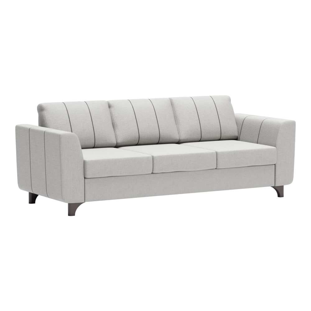 Zuo Modern Kendall Sofa, Light Gray/Brown