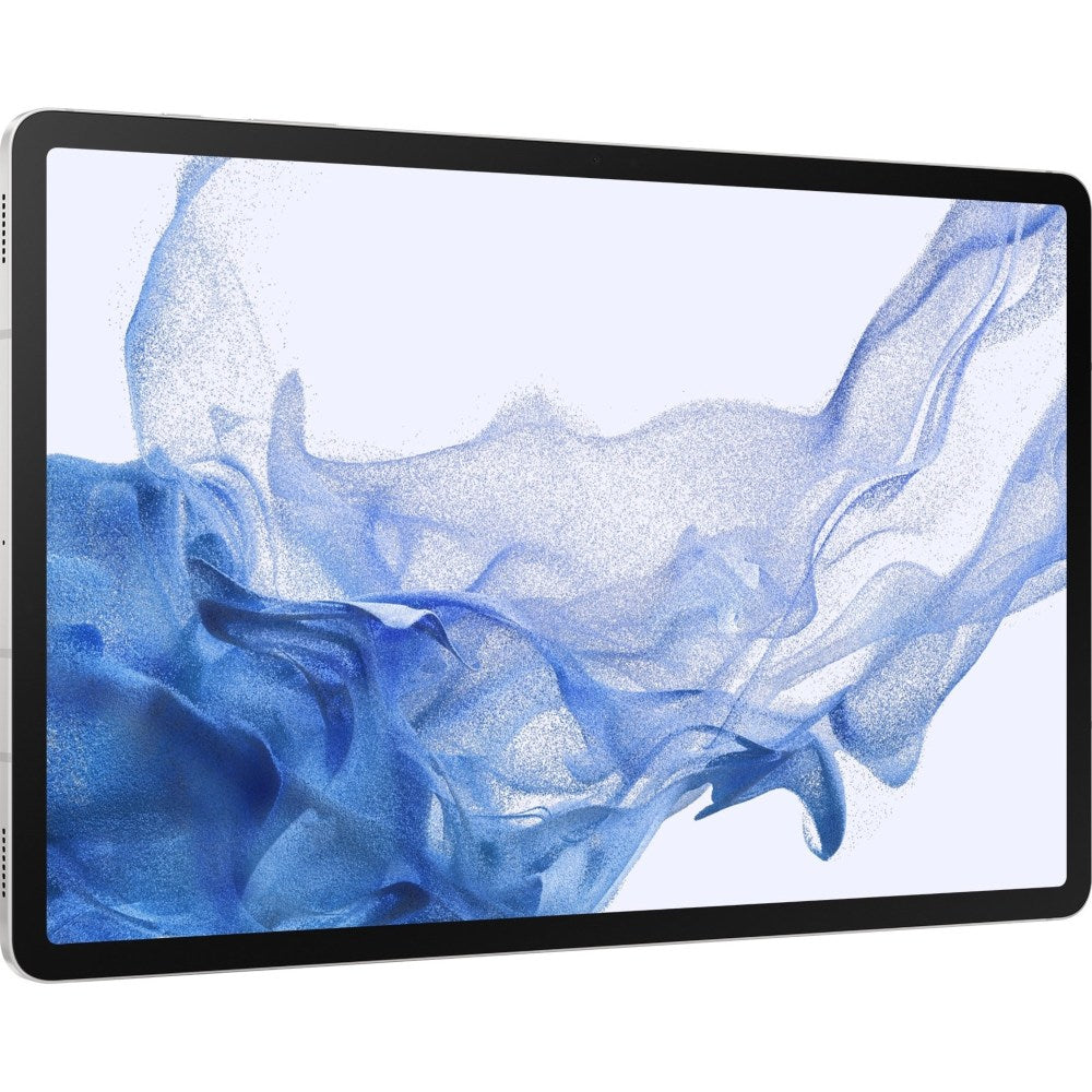 Samsung Galaxy Tab S8+ Tablet - 12.4in WQXGA+ - Octa-core (Cortex X2 Single-core (1 Core) 3 GHz + Cortex A710 Triple-core (3 Core) 2.50 GHz + Cortex A510 1.80 GHz) - 8 GB RAM - 128 GB Storage - Android 12 - Silver