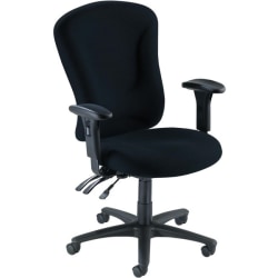 Lorell Accord Series Managerial Fabric Chair, Black