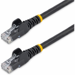 StarTech.com 15 ft. CAT6 Cable - 10 Pack - BlackCAT6 Patch Cable - Snagless RJ45 Connectors - Category 6 Cable - 24 AWG (N6PATCH15BK10PK) - CAT6 cable pack meets all Category 6 patch cable specifications