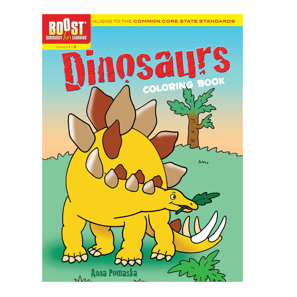 Dover Publications Boost Coloring Book, Dinosaurs, Grades 1 - 2