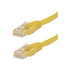 StarTech.com 1ft CAT6 Ethernet Cable - Yellow Molded Gigabit CAT 6 Wire