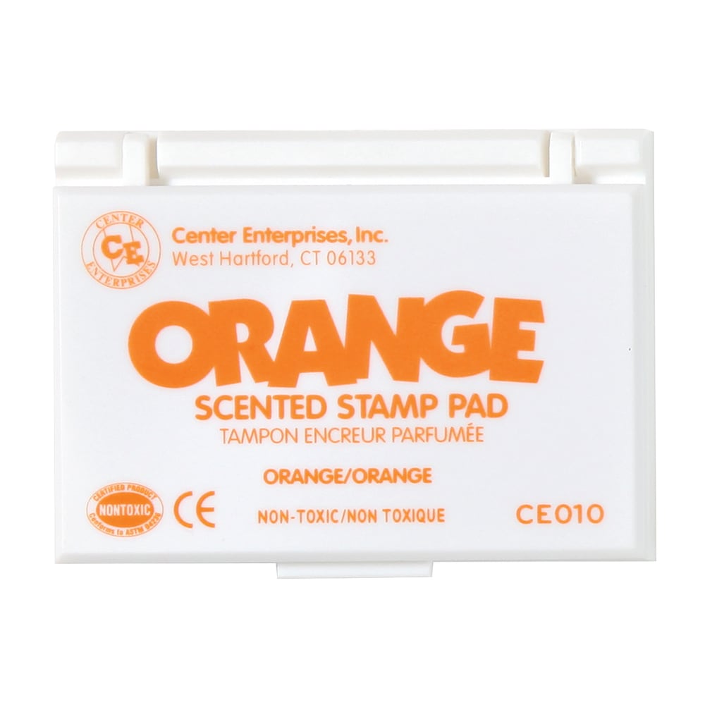 Ready 2 Learn Scented Stamp Pads, Citrus Scent, 2 1/4in x 3 3/4in, Orange, Pack Of 6
