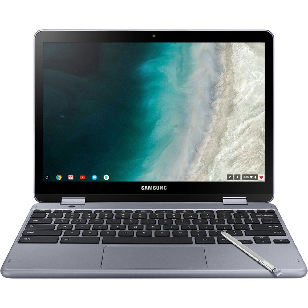 Samsung Chromebook Plus XE521QAB-K01US 12.2in Touchscreen 2 in 1 Chromebook - 1920 x 1200 - Intel Celeron 3965Y 1.50 GHz - 4 GB RAM - 32 GB Flash Memory - Stealth Silver - Chrome OS - Intel HD Graphics 615