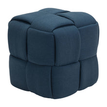 Load image into Gallery viewer, Zuo Modern Checks Stool, Navy