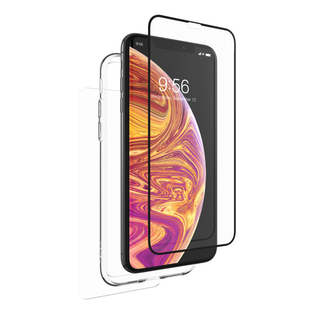 ZAGG invisibleSHIELD Glass+ 360 Bumper Case For Apple iPhone Xs Max, Clear