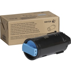 Xerox C605 Cyan Extra-High Yield Toner Cartridge, 106R03928