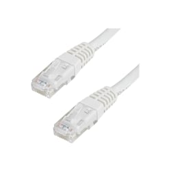 StarTech.com 2ft CAT6 Ethernet Cable - White Molded Gigabit CAT 6 Wire - 100W PoE RJ45 UTP 650MHz - Category 6 Network Patch Cord UL/TIA - 2ft White CAT6 up to 160ft - 650MHz - 100W PoE - 2 foot UL ETL verified