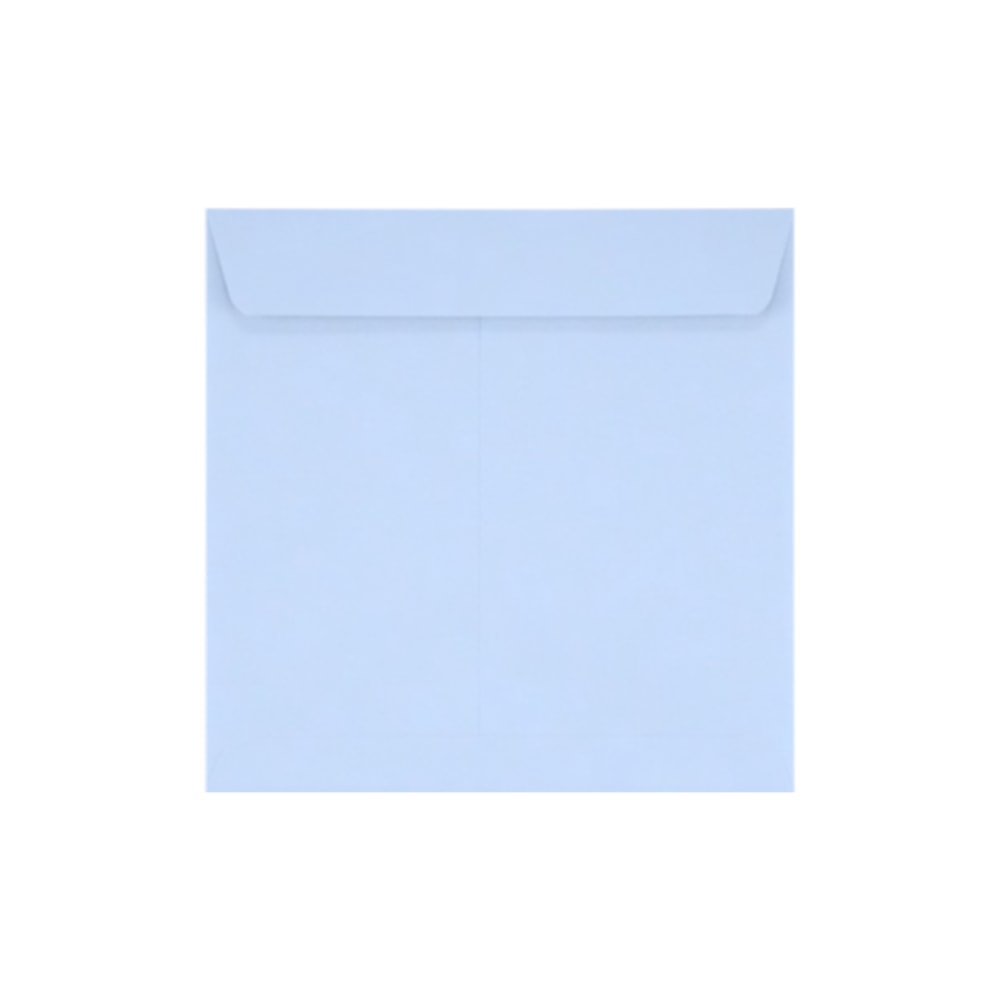 LUX Square Envelopes, 7 1/2in x 7 1/2in, Peel & Press Closure, Baby Blue, Pack Of 250