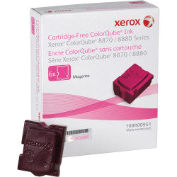 Xerox 8870 ColorQube Magenta Solid Ink, Pack Of 6, 108R00951