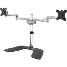 Load image into Gallery viewer, StarTech.com Dual Monitor Stand - Articulating Arms - Height Adjustable - For VESA Mount Monitors up to 32 - Steel/Aluminum - Black, Silver