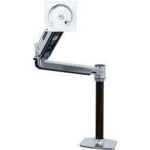 Load image into Gallery viewer, Ergotron Mounting Arm for Flat Panel Display - Polished Aluminum - Height Adjustable - 46in Screen Support - 30 lb Load Capacity - 75 x 75, 100 x 100, 200 x 100, 200 x 200 - VESA Mount Compatible - Aluminum