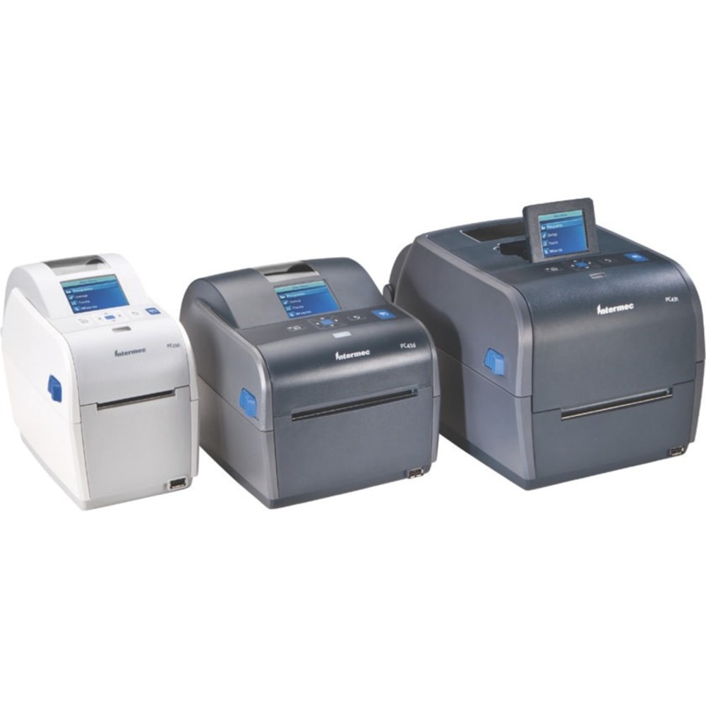 Intermec PC43t Desktop Thermal Transfer Printer - Monochrome - Label Print - USB - 4.09in Print Width - 8 in/s Mono - 203 dpi - 4.65in Label Width - 67.99in Label Length