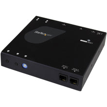 Load image into Gallery viewer, Line StarTech.com HDMI Video and USB Over IP Receiver for ST12MHDLANU - Video Wall Support - 1080p - 1 Output Device - 328.08 ft Range - 1 x Network (RJ-45) - 4 x USB - 1 x HDMI Out - WUXGA - 1920 x 1200