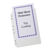 Load image into Gallery viewer, C-Line Top-Loading Mini Sheet Protectors, 5 1/2in x 8 1/2in, Box Of 60