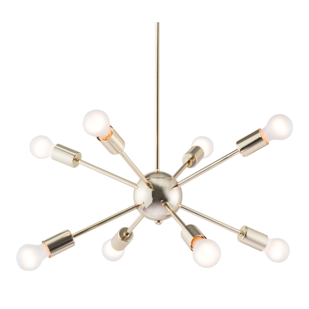 Zuo Modern Pilsner Ceiling Lamp, 27inW, Gold