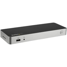 Load image into Gallery viewer, StarTech.com Dual Monitor USB C Dock - Dual 4K Laptop Docking Station - DP / HDMI - Windows / Mac - USB 3.0 SD Card Reader - 60W Power Delivery - for Notebook/Tablet/Smartphone - 60 W - USB 3.0 Type C - 5 x USB Ports - 5 x USB 3.0 - Network (RJ-45)