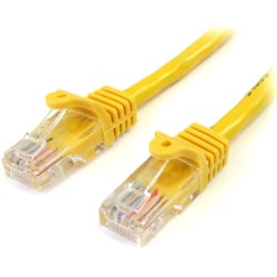 StarTech.com Cat5e Snagless UTP Patch Cable, 3ft, Yellow