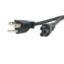 Load image into Gallery viewer, StarTech.com 3ft (1m) Laptop Power Cord, NEMA 5-15P to C5 (Clover Leaf), 10A 125V, 18AWG, Laptop Replacement Cord, Power Brick Cable