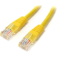 Load image into Gallery viewer, StarTech.com 2 ft Yellow Molded Cat5e UTP Patch Cable  - 2ft Cat5e Patch Cable - 2ft Cat 5e Patch Cable - 2ft Cat5e Patch Cord - 2ft Molded Patch Cable - 2ft RJ45 Patch Cable