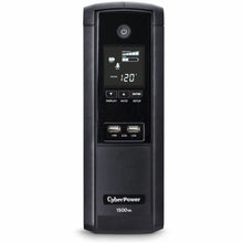 Load image into Gallery viewer, CyberPower BRG1500AVRLCD Intelligent LCD UPS Systems - 1500VA/900W, 120 VAC, NEMA 5-15P, Mini-Tower, 12 Outlets, LCD, PowerPanel Personal, $500000 CEG, 5YR Warranty