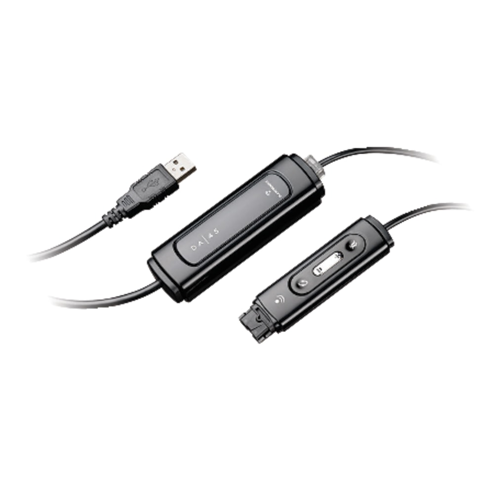 Plantronics DA45 USB-To-Headset Audio Processor Adapter