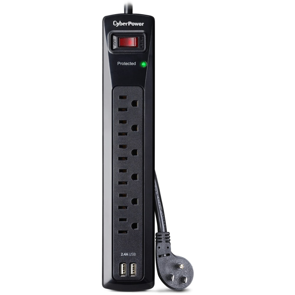 CyberPower Professional Series CSP604U - Surge protector - AC 125 V - output connectors: 6