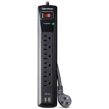 Load image into Gallery viewer, CyberPower Professional Series CSP604U - Surge protector - AC 125 V - output connectors: 6