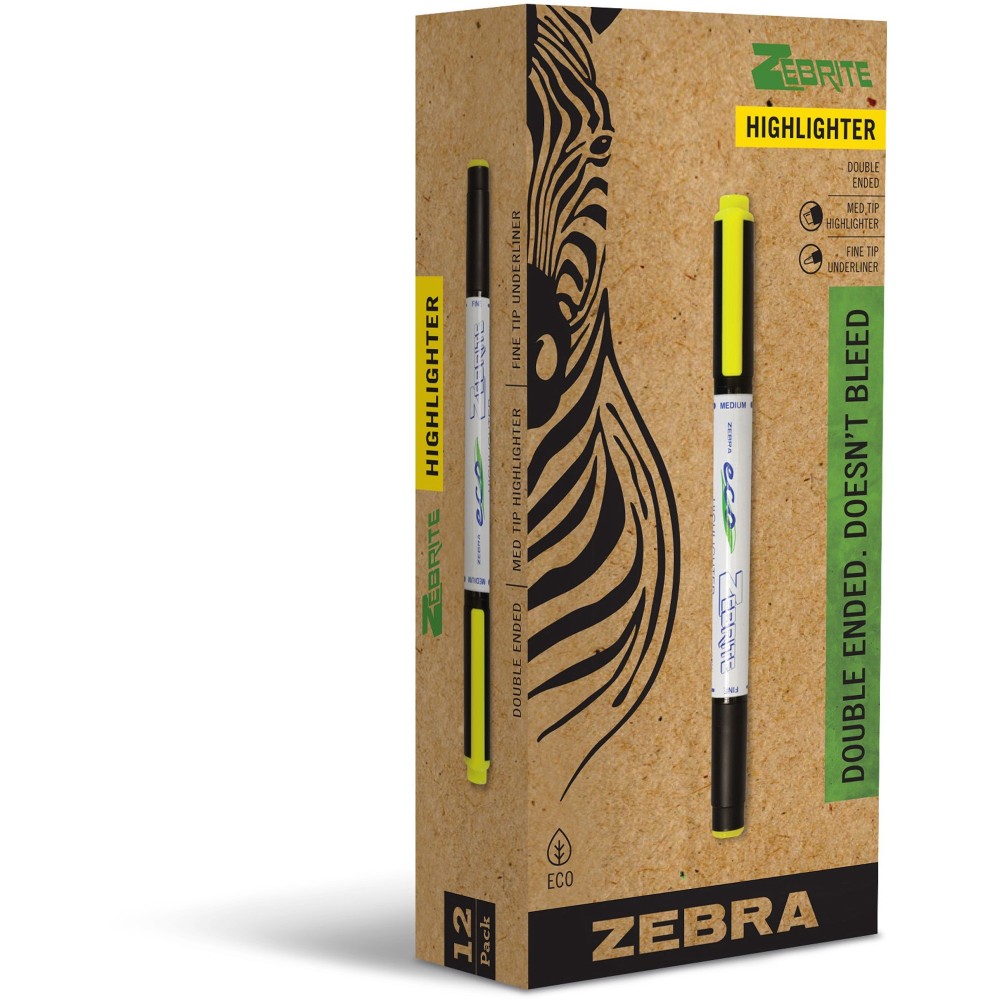 Zebra Pen Highlighter, Yellow