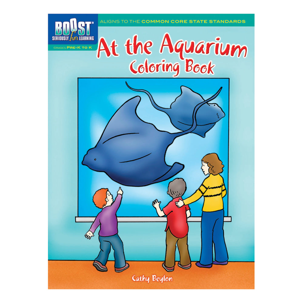 Dover Publications Boost Coloring Book, At the Aquarium, Grades Pre-K - K